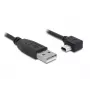 USB-Kabel DeLOCK 82680 0,5 m USB A Mini-USB B Schwarz