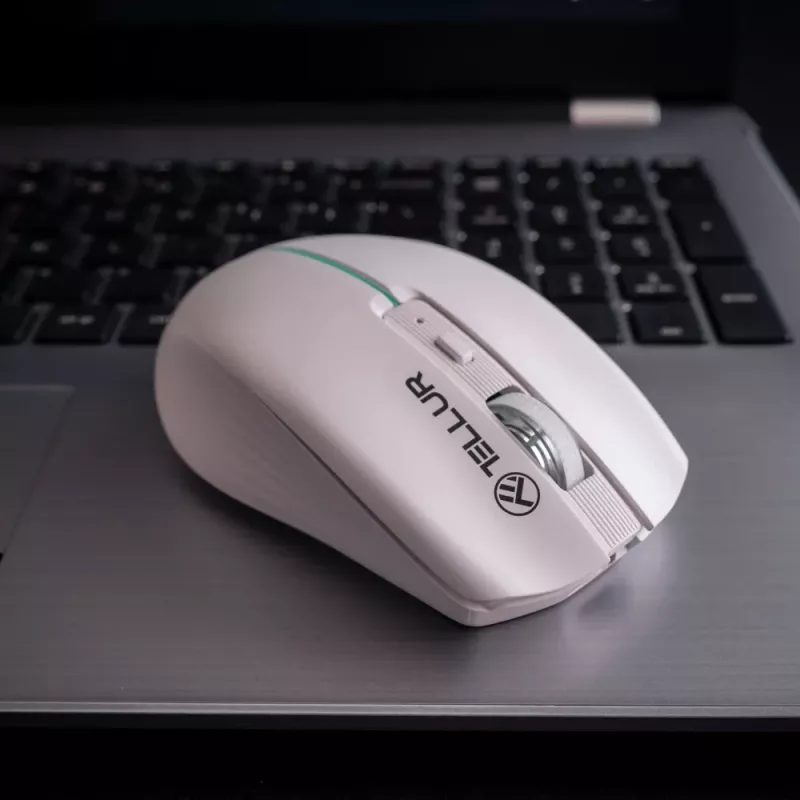 Tellur Silent Click Kabellose Maus Weiß