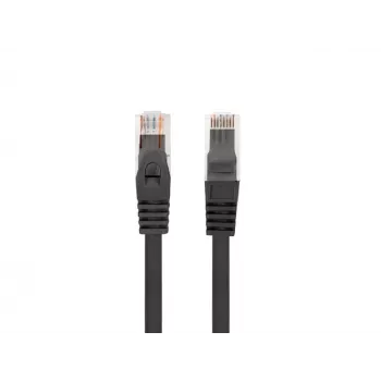 Netzwerkkabel Lanberg PCU6-10CU-0200-BK Cat6 U/UTP RJ-45 gerade 2 m schwarz