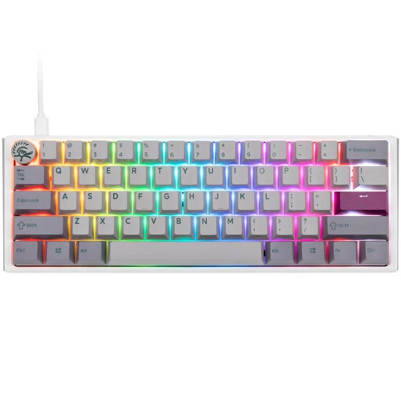 Ducky One 3 Mini Tastatur USB US English Grau (DKON2161ST-RUSPDMIWHHC2)