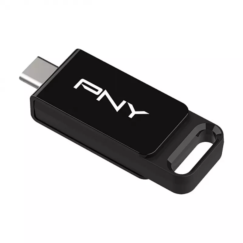 PNY Elite, 128 GB, USB Typ-C, 3.2 Gen 1 (3.1 Gen 1), 120 MB/s, Dia, Schwarz