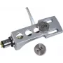 Headshell Omnitronic 10605262 — silberner Tonarm-Headshell, Ersatzteil für Plattenspieler