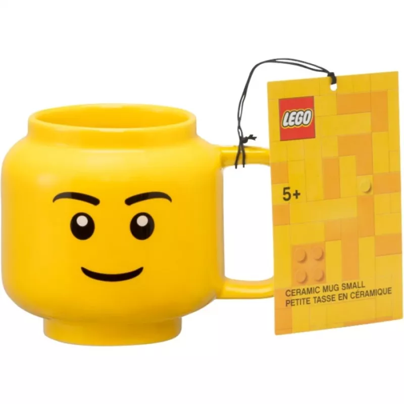 LEGO Keramiktasse Boy, klein, gelb