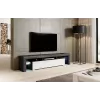 Cama Meble TORO 200 TV-Lowboard, grau/weiß Hochglanz