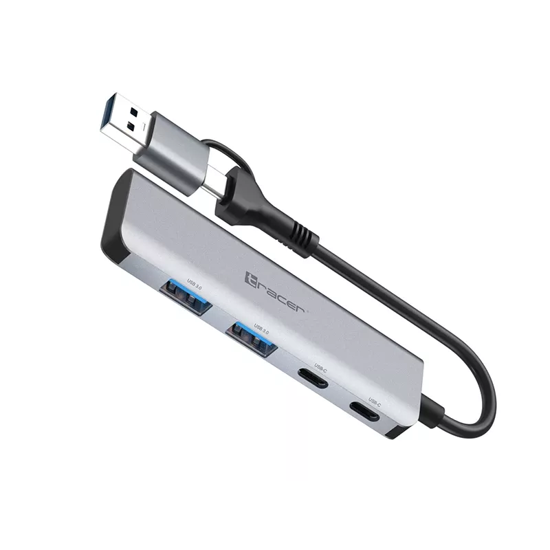 TRACER ADAPTER A-5 USB Type-C auf USB-A 2x USB-A + 2x USB-C