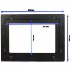 Blende für ALLNET ALLTCover10WSv1 Tablet — Silber, 309×228 mm, 280 g