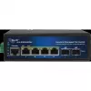 Managed Industrial PoE Switch ALLNET ALL-SGI8106PMJ 4 PoE + 2 Uplink Ports