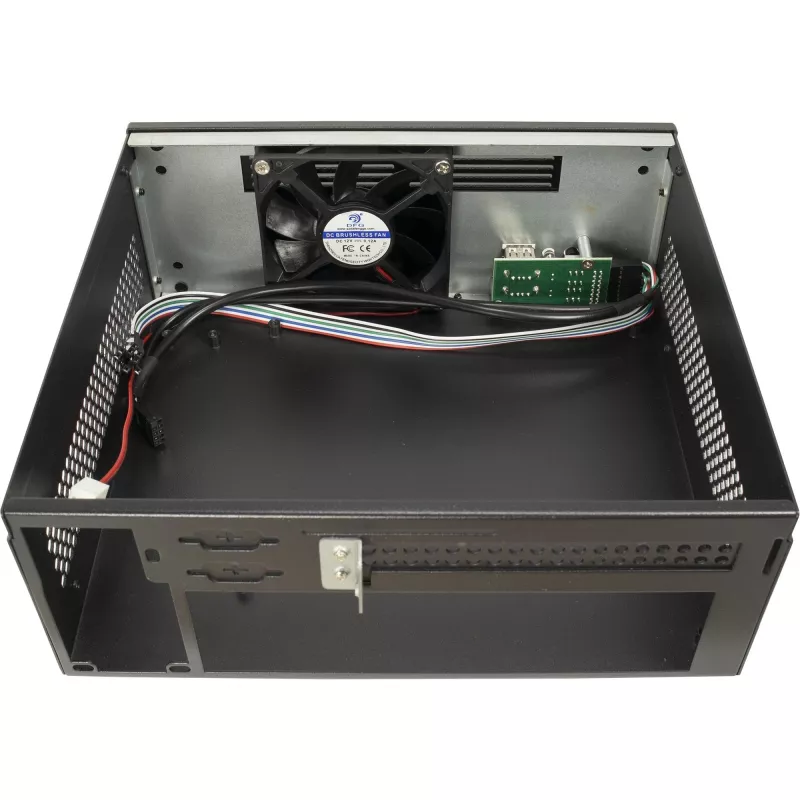 PC-Gehäuse INTER-TECH S21 schwarz/silber ATX Unterstützung für 6 Lüfter