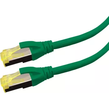 Netzwerkkabel LOGON APR6A150G Cat6a S/FTP (S‑STP) grün 15 m RJ‑45–RJ‑45