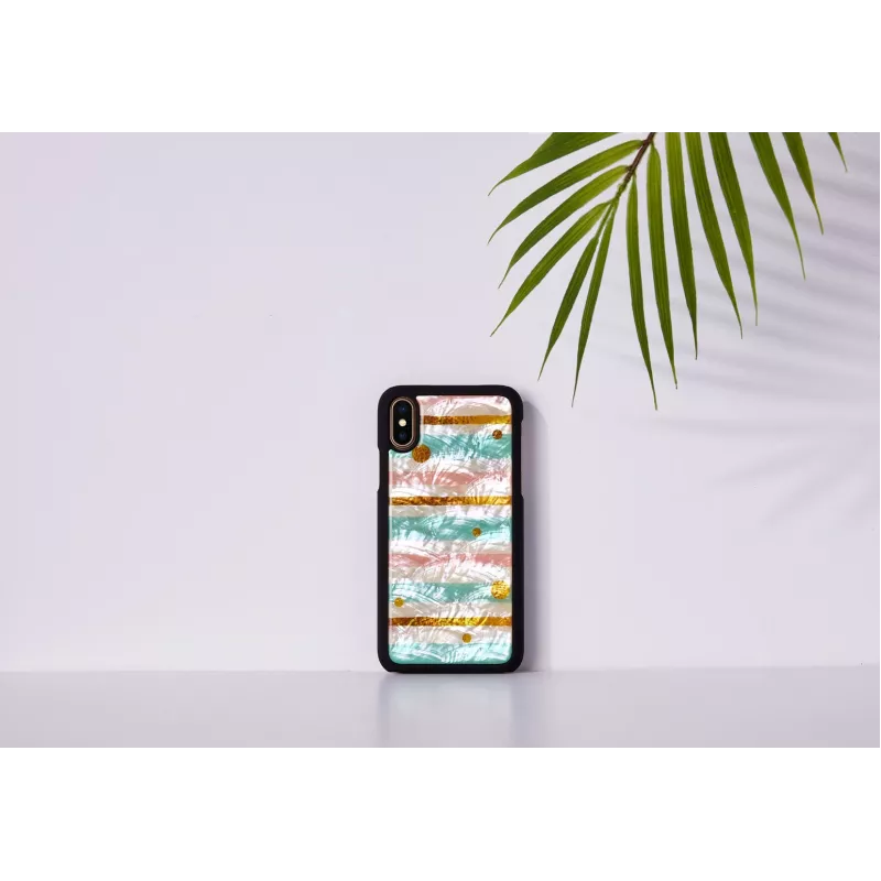 iKins Pop Mint Hülle für iPhone XS/X, schwarz