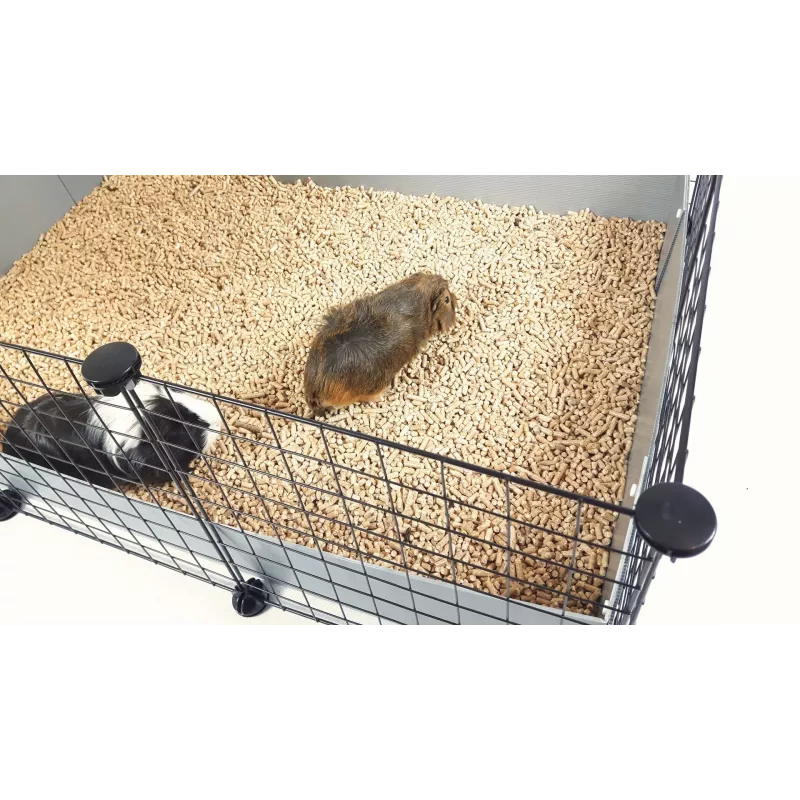 C&C Modular Käfig 3x2 110x75 cm Meerschweinchen, Igel, silbergrau