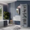 Top E Shop S33 BIEL Badezimmerschrank, Weiß