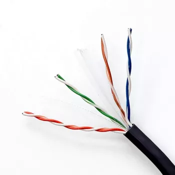 UTP-Patchkabel QOLTEC CAT6 100 m schwarz