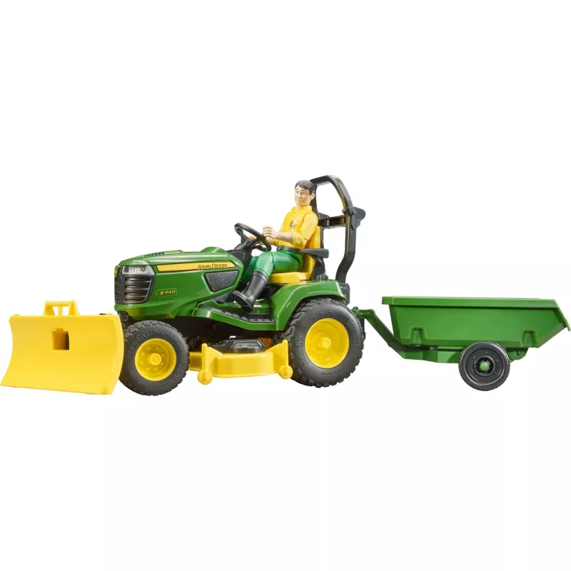 Bruder bworld John Deere Aufsitzrasenmäher, Modellfahrzeug