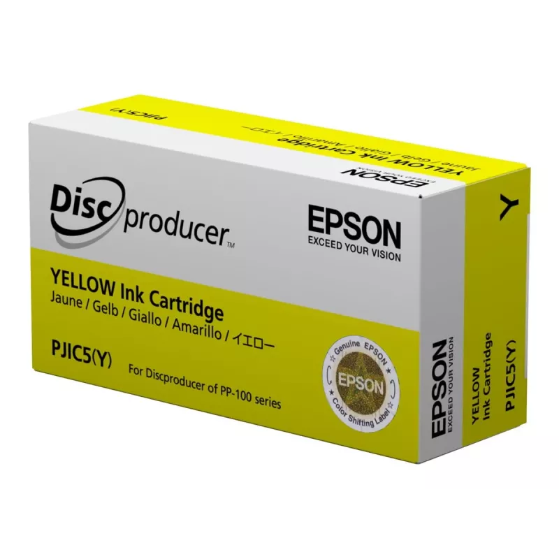 Epson Discproducer PJIC7(Y) Tintenpatrone, Gelb, 31,5 ml, Original (C13S020692)