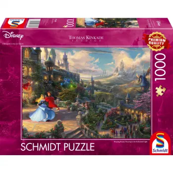Jigsaw puzzle Schmidt Spiele Thomas Kinkade Studios Disney Dreams Collections Dornröschen 1000 Stück