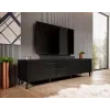 Cama RTV NOVA Schrank 186x40x48 mat schwarz