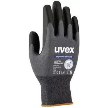 Uvex 60049 Grau - Schwarzes Elastan - Polyamid (6004912)