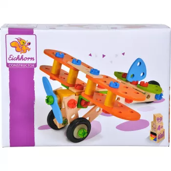 Constructor Doppeldecker, Konstruktionsspielzeug 85 Teile