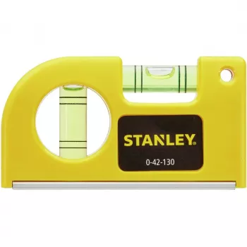 Stanley by Black & Decker 0-42-130 Taschenwasserwaage 8,7 cm 2 mm/m