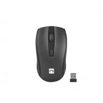 Natec Squid NZB-1989 Kabelloses Tastatur-Maus-Set, US-Layout, Schwarz