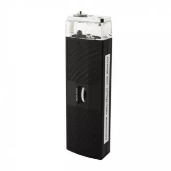 Qoltec 54258 Handmikroskop für Glasfaser, 200-fache Vergrößerung