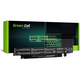 Battery Green Cell AS58 for ASUS laptops — Li-Ion 2200 mAh, 14.4 V, 4 cells, Schwarz