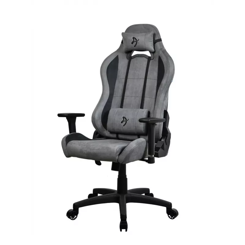 Gaming-Stuhl Arozzi Torretta SuperSoft Anthrazit – ergonomisches Design, verstellbare Armlehnen, neigbare Rückenlehne