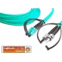Lightwin Glasfaserkabel 10 m OM3 LC ST Schwarz,Blau (LDP-50 LC-ST 10.0 OM3)