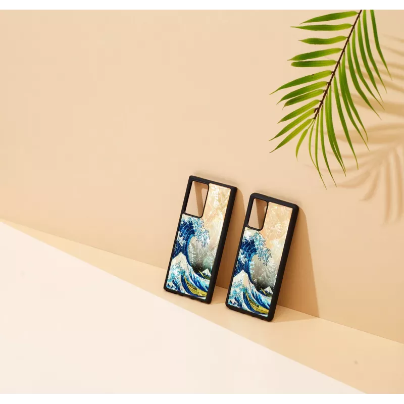 Schutzhülle iKins für Samsung Galaxy Note 20 mit Great-Wave-Design