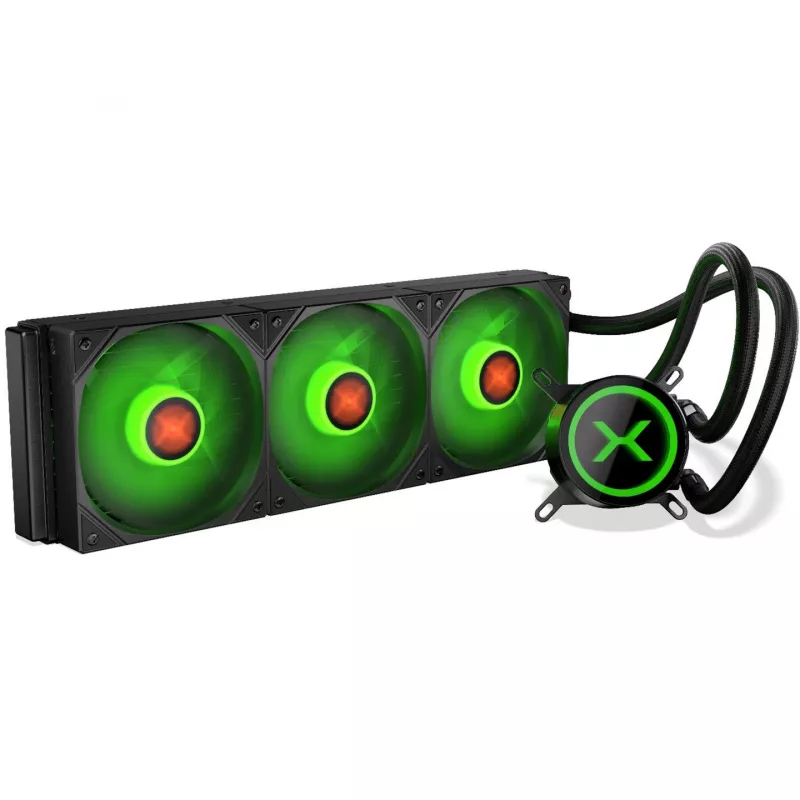 KRUX HydroX 360 ARGB AiO-Wasserkühlung, 360 mm, Schwarz