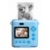 Denver KPC-1363BU Kinder-Sofortdruckkamera Dino mit Thermodrucker, 20 MP, Blau