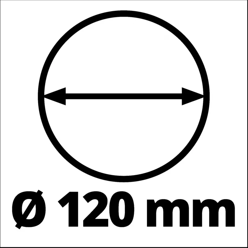 Bohrer Einhell 3437010 12 cm Durchmesser 800 mm Länge