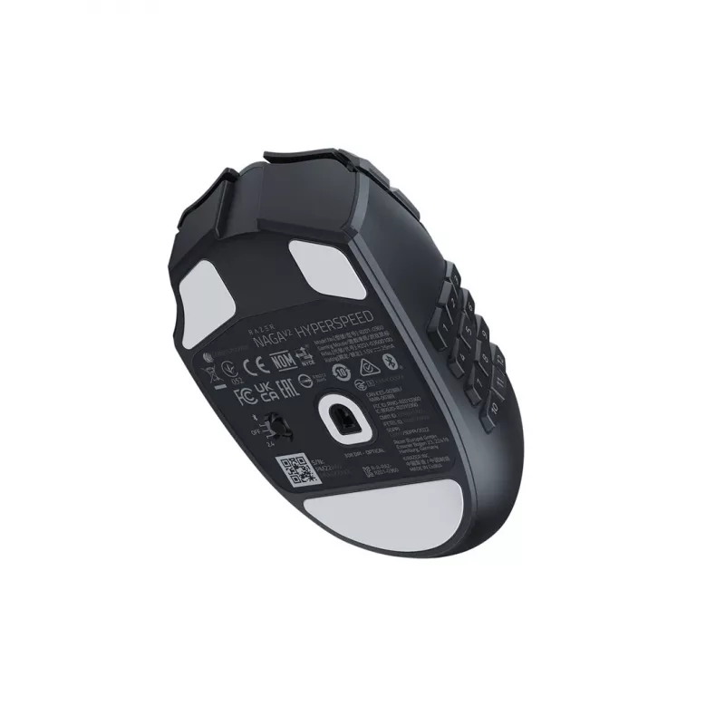 Razer Naga V2 HyperSpeed kabellose Gaming-Maus, schwarz