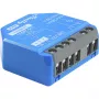 Shelly 1 Gen4 smartes Unterputz-Relais, 1 Kanal, 16 A, WLAN 2,4 GHz, Bluetooth 5.0, Zigbee, Matter, 110–240 V AC, Kunststoff, 42×16×37 mm, blau