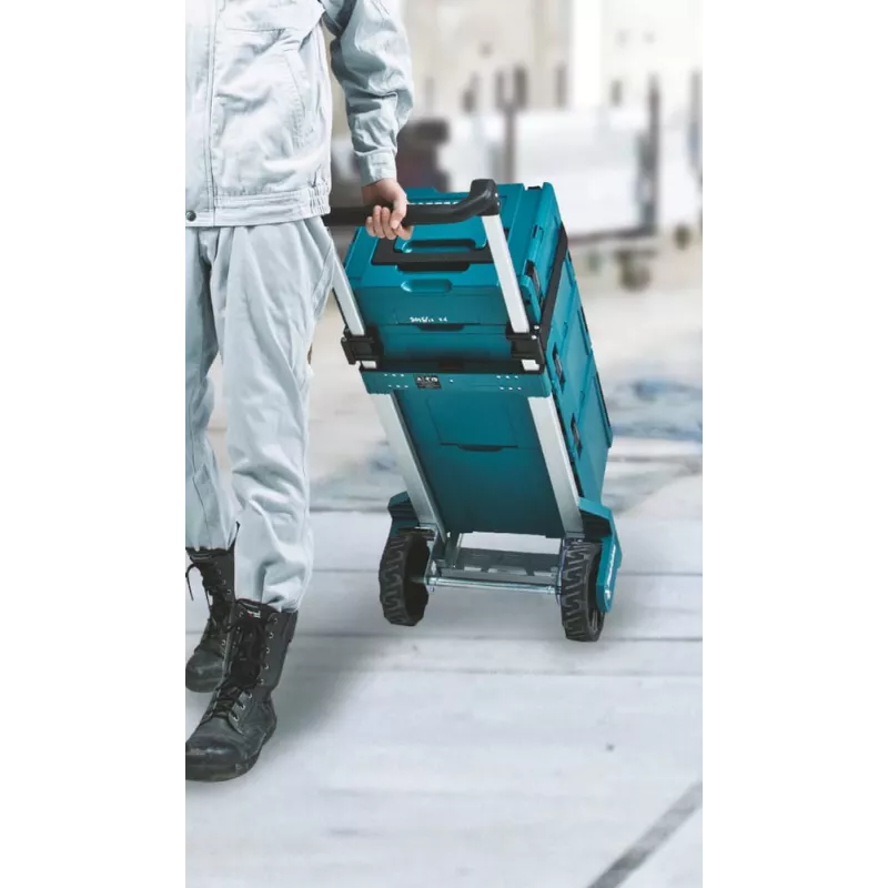 Makita MAKPAC Kühlbox isoliert, Größe 4, 18 l, Blau (198253-4)