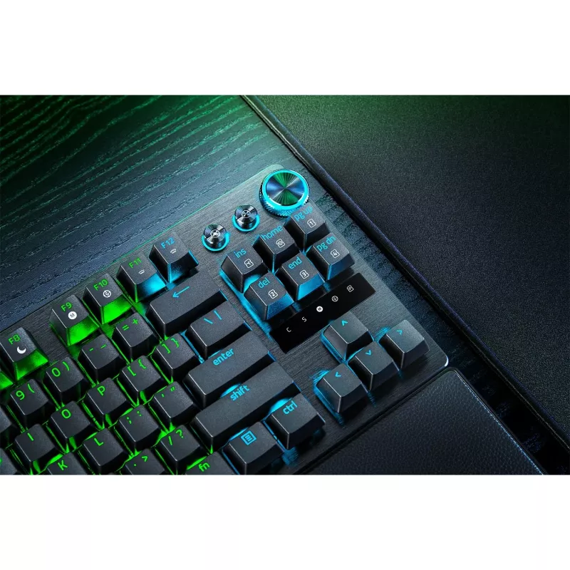 Razer Huntsman V3 Pro Tenkeyless RZ03-05520400-R3G1 Gaming-Tastatur, 8 kHz, Razer Analog Optical Gen 2 Switches, deutsches Layout (ISO DE), Schwarz