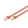 Patchkabel Digitus CAT 6A S/FTP DK-1644-A-0025/R 0,25 m Rot
