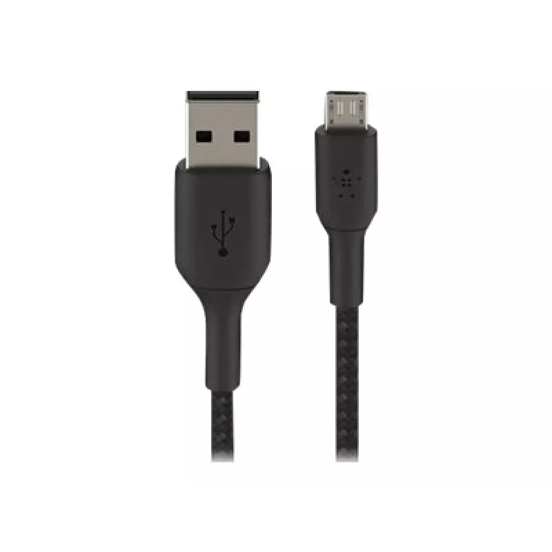 USB-Kabel Belkin CAB007bt1MBK 1m USB A Micro-USB A Schwarz