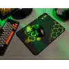 TRACER GameZone Hexy3 Gaming-Mauspad, 35 x 28 x 0,4 cm, Schwarz/Gelb