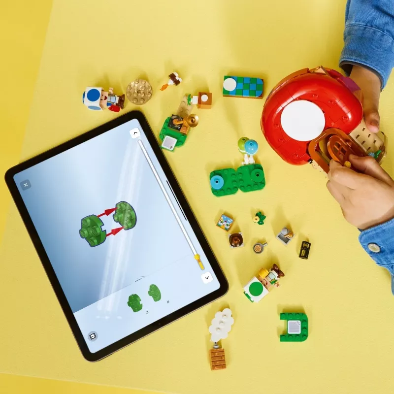 LEGO Super Mario Party im Toad-Haus Set 72041 mit interaktiven Spielfunktionen