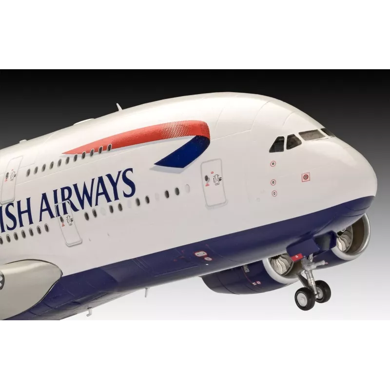 Revell 03922 Airbus A380-800 British Airways Plastikmodellbausatz, 1:144