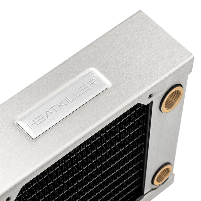 Radiator Watercool 24120 — Messing/Kupfer/Edelstahl, 158×120×48 mm, 120-mm-Lüfter