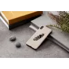 Handyhülle man and wood für iPhone X/XS — Indian Schwarz Schutzhülle