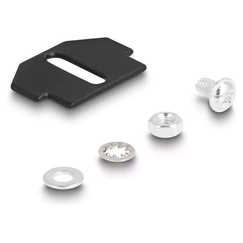 Montageset DeLOCK 88062 Schwarz Metall