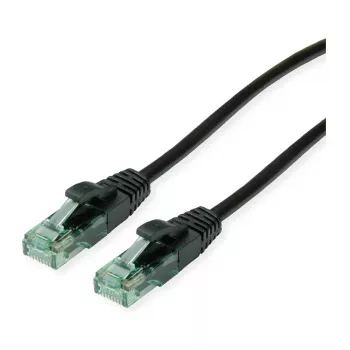 ROLINE RM Patchkabel Cat.6A UTP, schwarz, 3 m