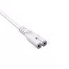 Akyga AK-RD-07A Netzkabel CEE 7/16 – IEC C7 (Achter), CCA, 3 m, weiß
