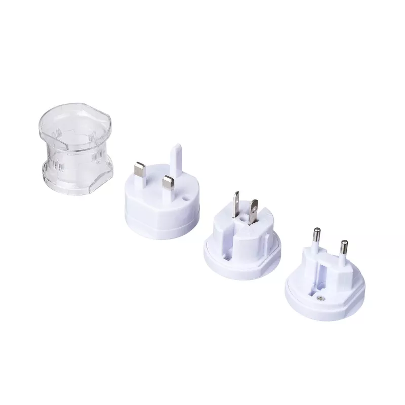 Akyga AK-AD-61 universeller Reisestecker-Adapter, weltweit, 10 A, weiß