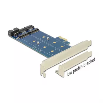 DeLOCK 89374 PCI Express x1 Karte zu 2x internem M.2 NGFF