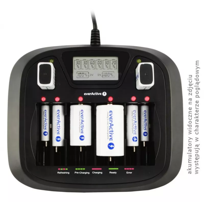 everActive NC-900U Universal-Akkuladegerät